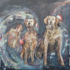 Dream Happy Dogs With Unborn Child