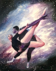 2 Ballet dancers in Nebula