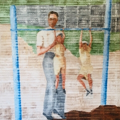 Family playing
